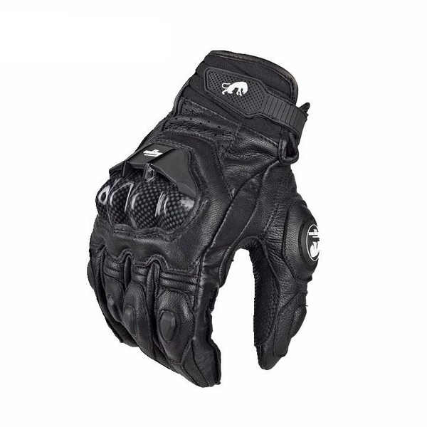 Knight Leather Racing Gloves