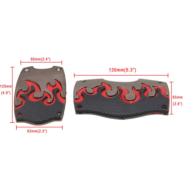 On Fire Racing Car Pedals