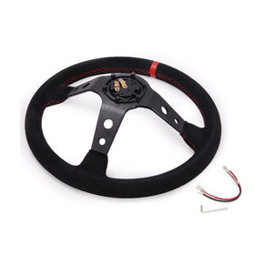 Suede Leather Steering Wheel