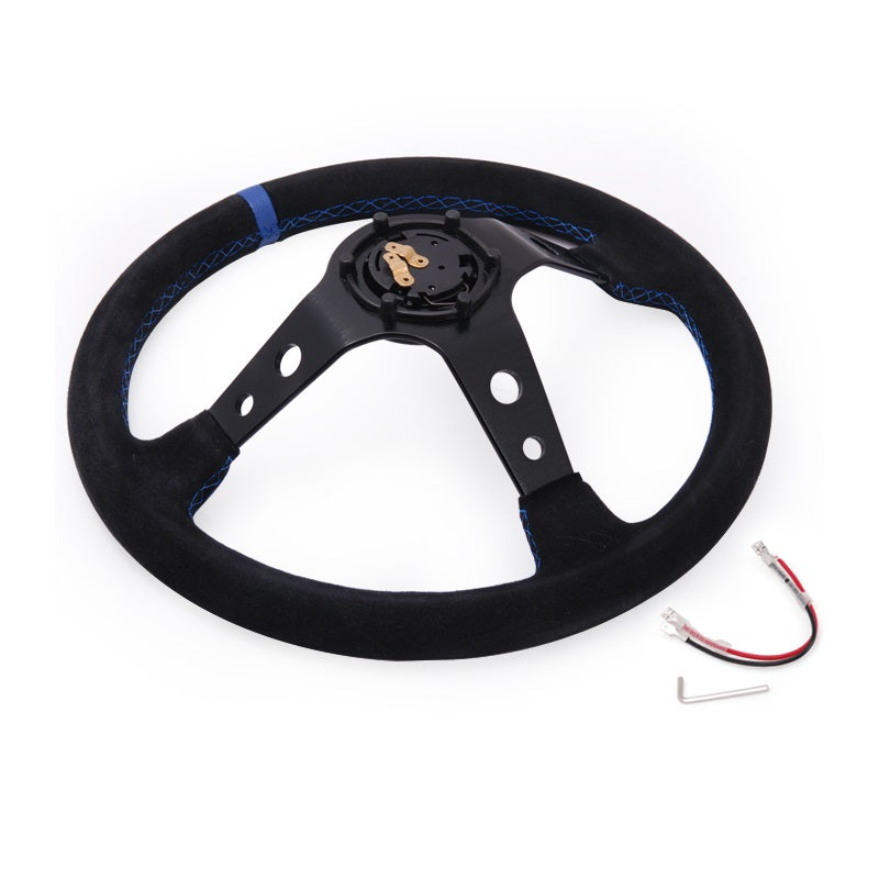 Suede Leather Steering Wheel